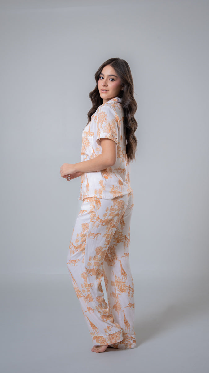 Pantalon Champagne Print